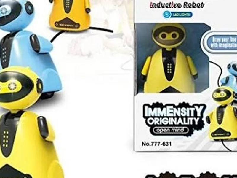 วิดีโอสาธิต Inductive Robot เดินตามเส้นที่วาด