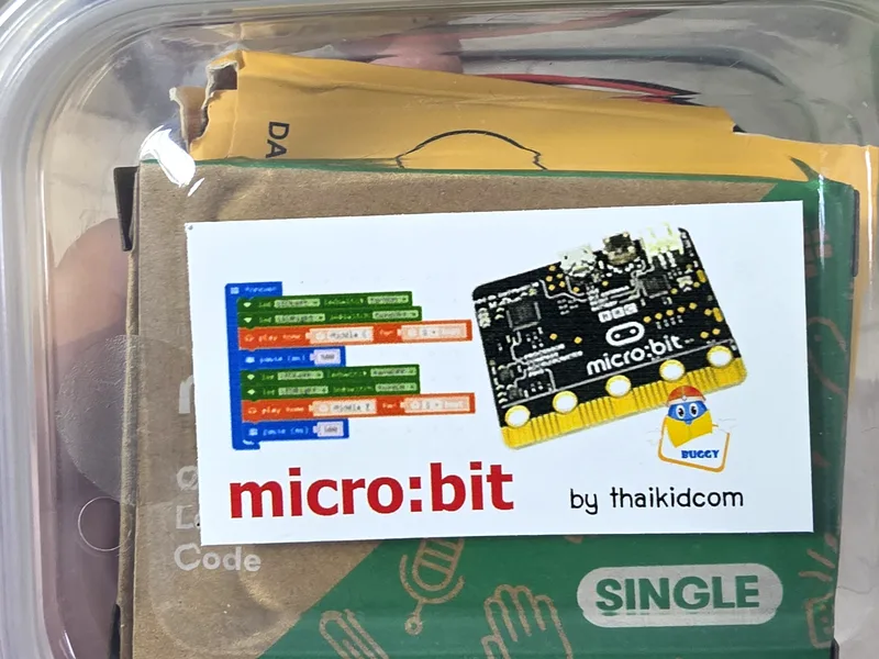กล่องชุดเรียนรู้ micro:bit by thaikidcom พร้อมบอร์ด BBC micro:bit