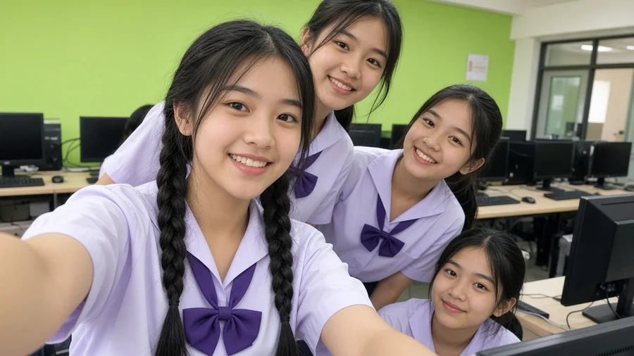 บรรยากาศการเรียน ม.1–3 ภาพที่ 1