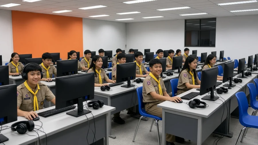 บรรยากาศการเรียน ป.4–6 ภาพที่ 6